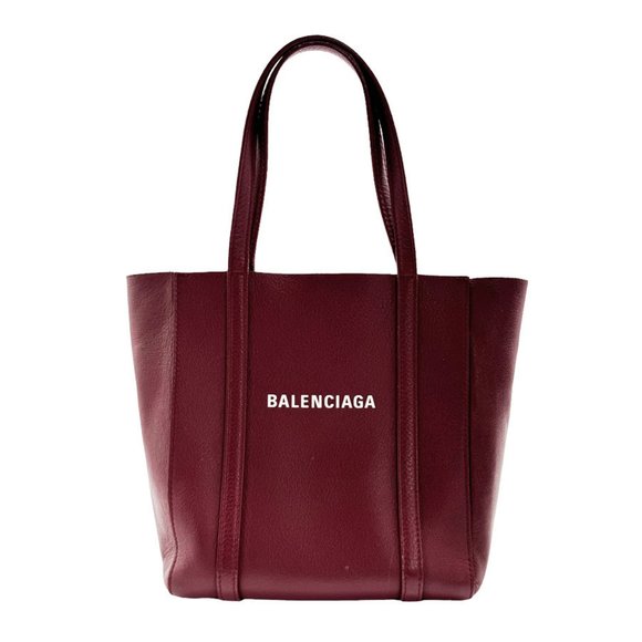 BALENCIAGA Handbags - BALENCIAGA Handbag Shoulder Bag Everyday XXS Leather Bordeaux Unisex z0369